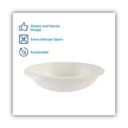 9.5" White Paper Plates