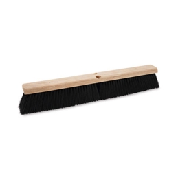 24" Black Polypropylene Bristle Brush Head