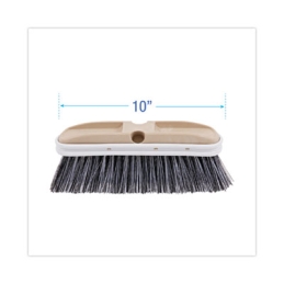 10" Polystyrene Vehicle Brush with Vinyl Bumper