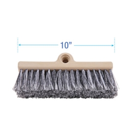 10" Dual-Surface Polypropylene Bristle Brush