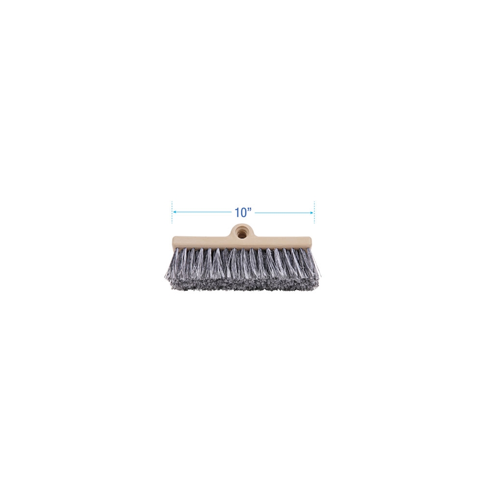 10" Dual-Surface Polypropylene Bristle Brush