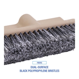 10" Dual-Surface Polypropylene Bristle Brush