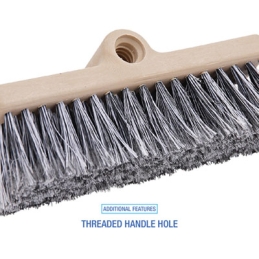 10" Dual-Surface Polypropylene Bristle Brush