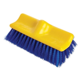 10" Blue Bi-Level Deck Scrub Brush