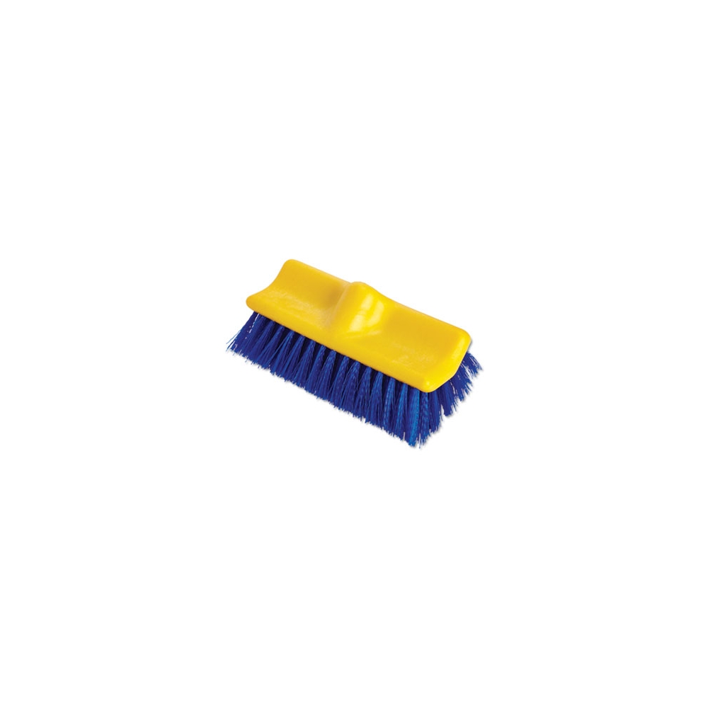 10" Blue Bi-Level Deck Scrub Brush