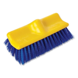 10" Blue Bi-Level Deck Scrub Brush