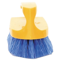 6" Blue Iron-Shaped Handle Scrub Brush