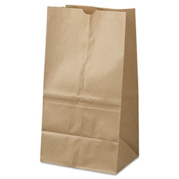 Number 25 Squat Grocery Paper Bags