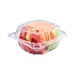 ClearSeal Hinged-Lid Plastic Containers