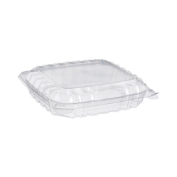 Large ClearSeal Hinged-Lid Plastic Containers