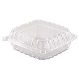 Large ClearSeal Hinged-Lid Plastic Containers