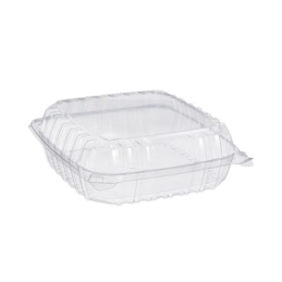 Large ClearSeal Hinged-Lid Plastic Containers