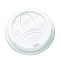 White Dome Drink-Thru Lids