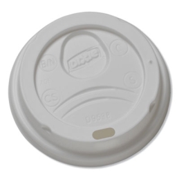 White Dome Drink-Thru Lids