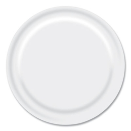 9” White Paper Plates