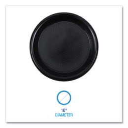 10” Hi-Impact Plastic Plates