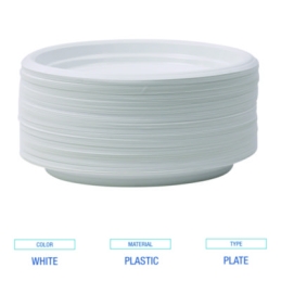 9” Hi-Impact Plastic Plates