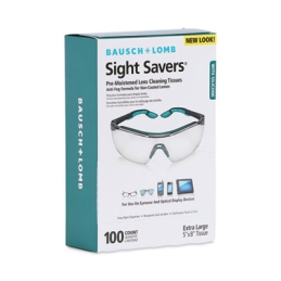 Sight Savers Pre-Moistened Tissues with Silicone