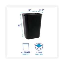 41 Quart Soft-Sided Wastebasket