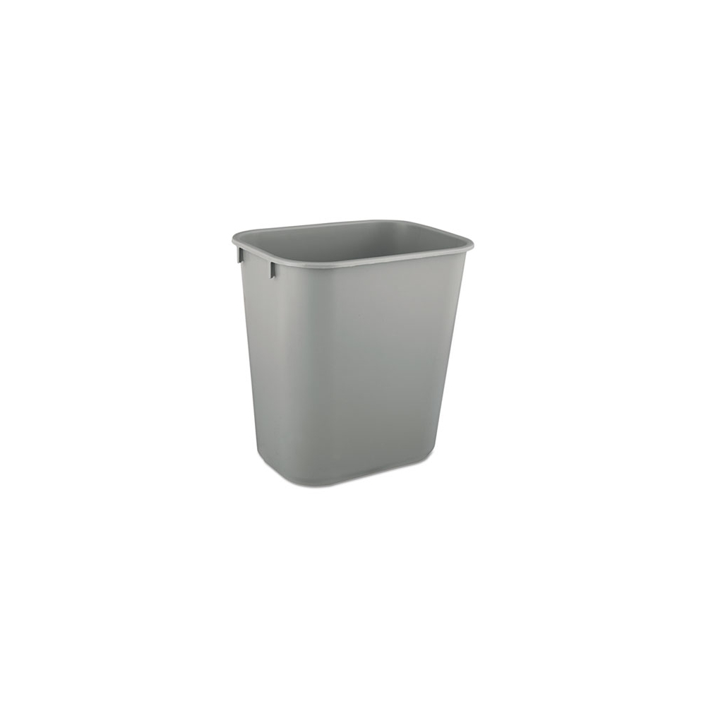 3.5 Gallon Deskside Plastic Wastebasket