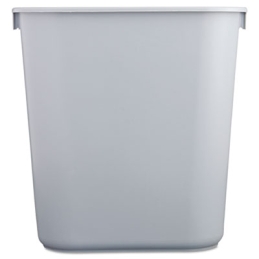 3.5 Gallon Deskside Plastic Wastebasket