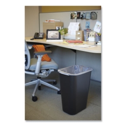 10.25 gallon Deskside Plastic Wastebasket