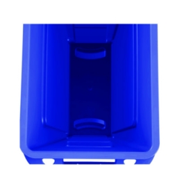 Slim Jim Plastic Recycling Container with Venting Channels