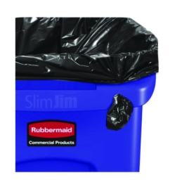 Slim Jim Plastic Recycling Container with Venting Channels