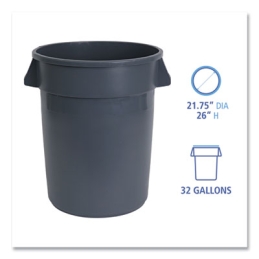 32 Gallon Round Waste Receptacle