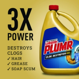 Liquid Plumr Pro-Strength Full Clog Destroyer Plus PipeGuard