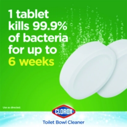 Clorox Ultra Clean Bleach Toilet Tablets