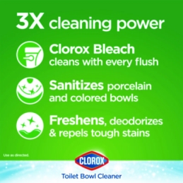 Clorox Ultra Clean Bleach Toilet Tablets