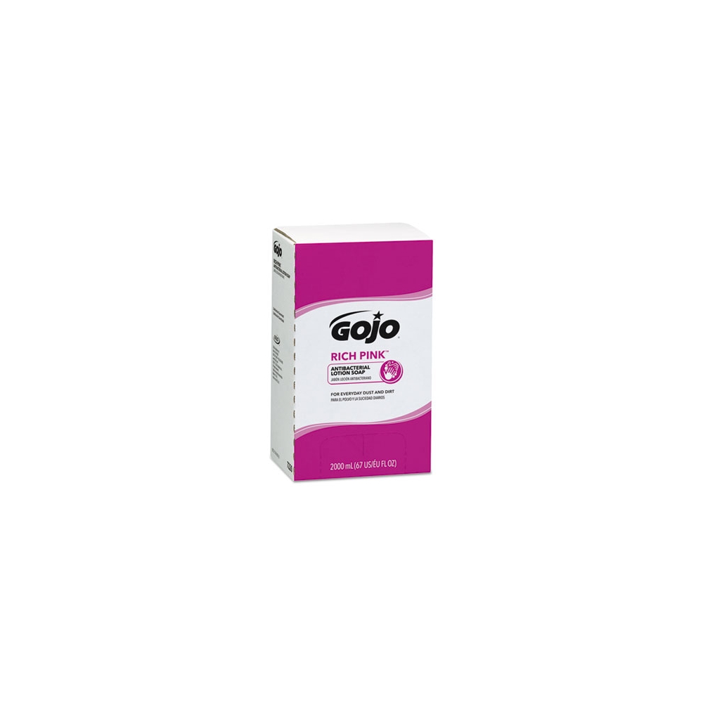 Gojo Rich Pink Antibacterial Lotion Soap Refill