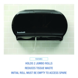 Jumbo Roll Twin Toilet Tissue Dispenser