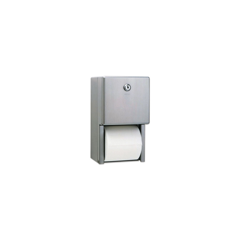 Stainless Steel 2-Roll Toilet Tissue Dispenser