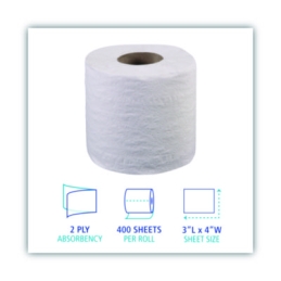 Standard Roll Toilet Tissue