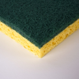 Green/Yellow Medium-Duty Scrubbing Sponges