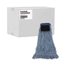 Large Looped End Wet Mop Head with Scrub Pad