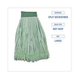 Large Microfiber Looped-End Wet Mop Heads