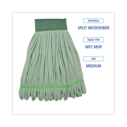 Medium Microfiber Looped-End Wet Mop Heads