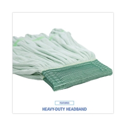 Medium Microfiber Looped-End Wet Mop Heads