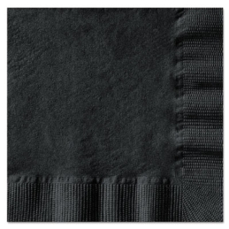 Black Beverage Napkins