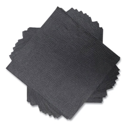 Morsoft Black Beverage Napkins