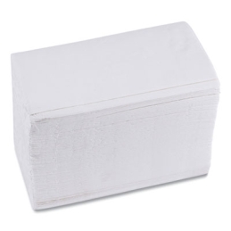 White Interfold Dinner Napkins