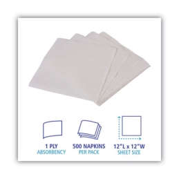 White Lunch Napkins