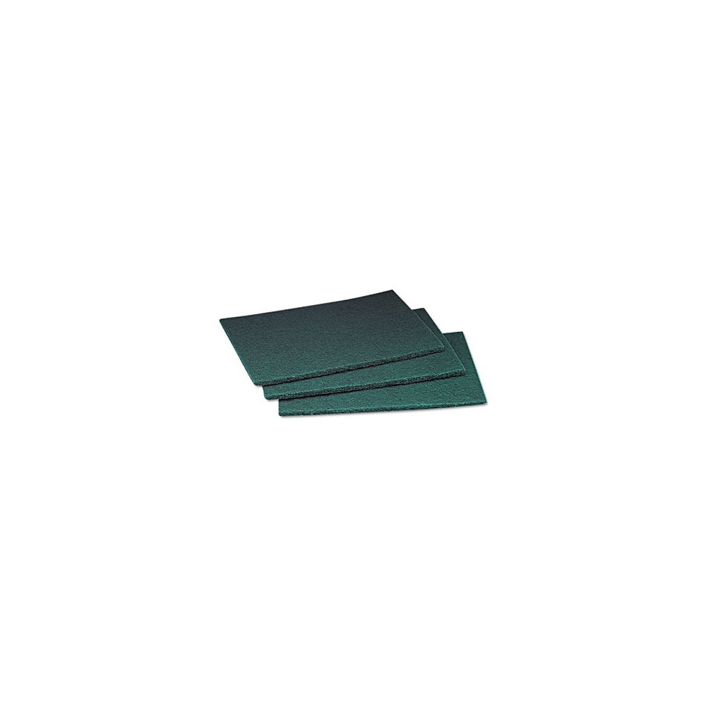 Green Commercial Scouring Pads