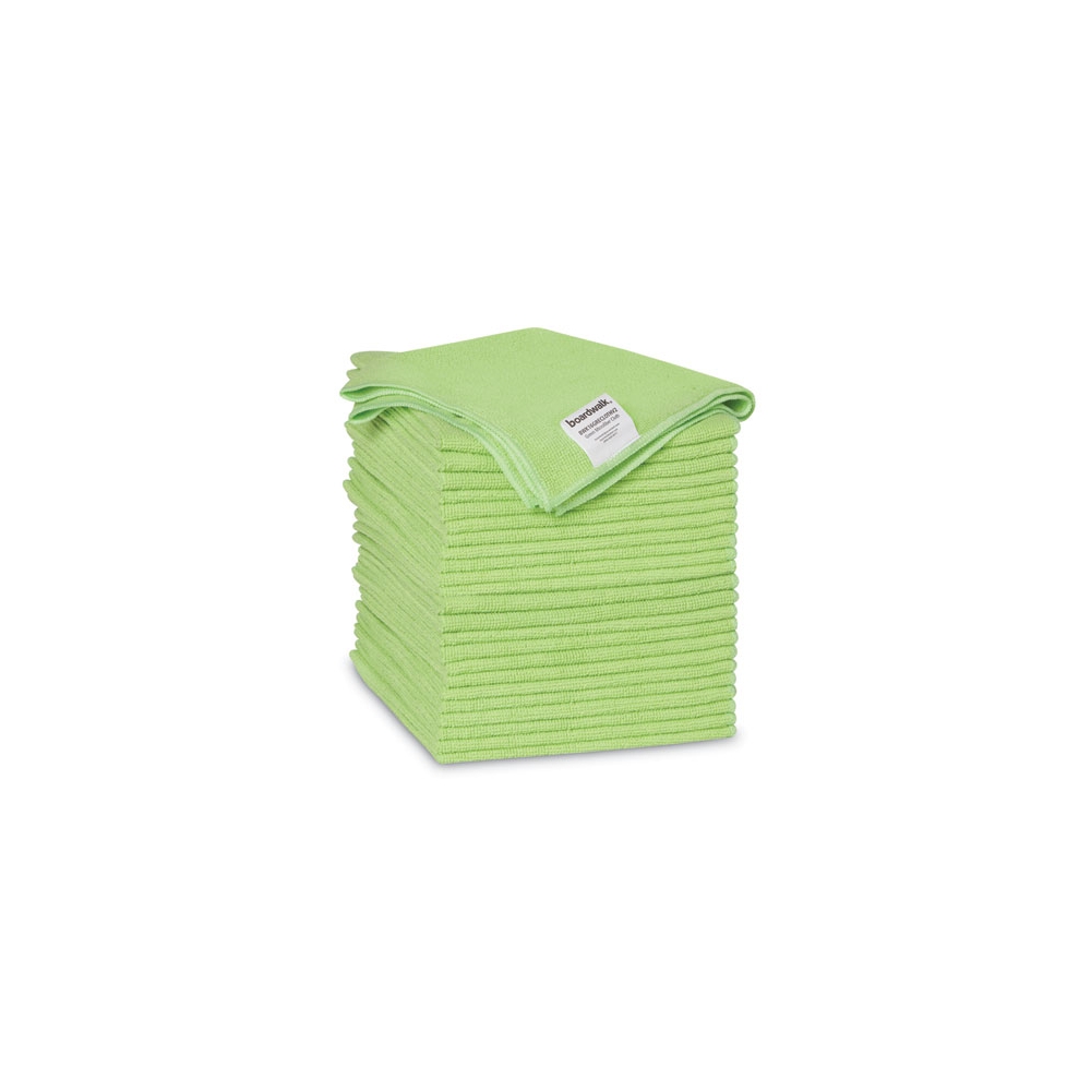 Green Microfiber Cleaning Cloths