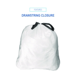 13 Gallon Drawstring Trash Bags