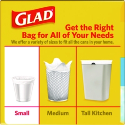 OdorShield Quick-Tie Small Trash Bags