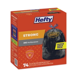 30 Gallon Strong Multipurpose Drawstring Trash Bags